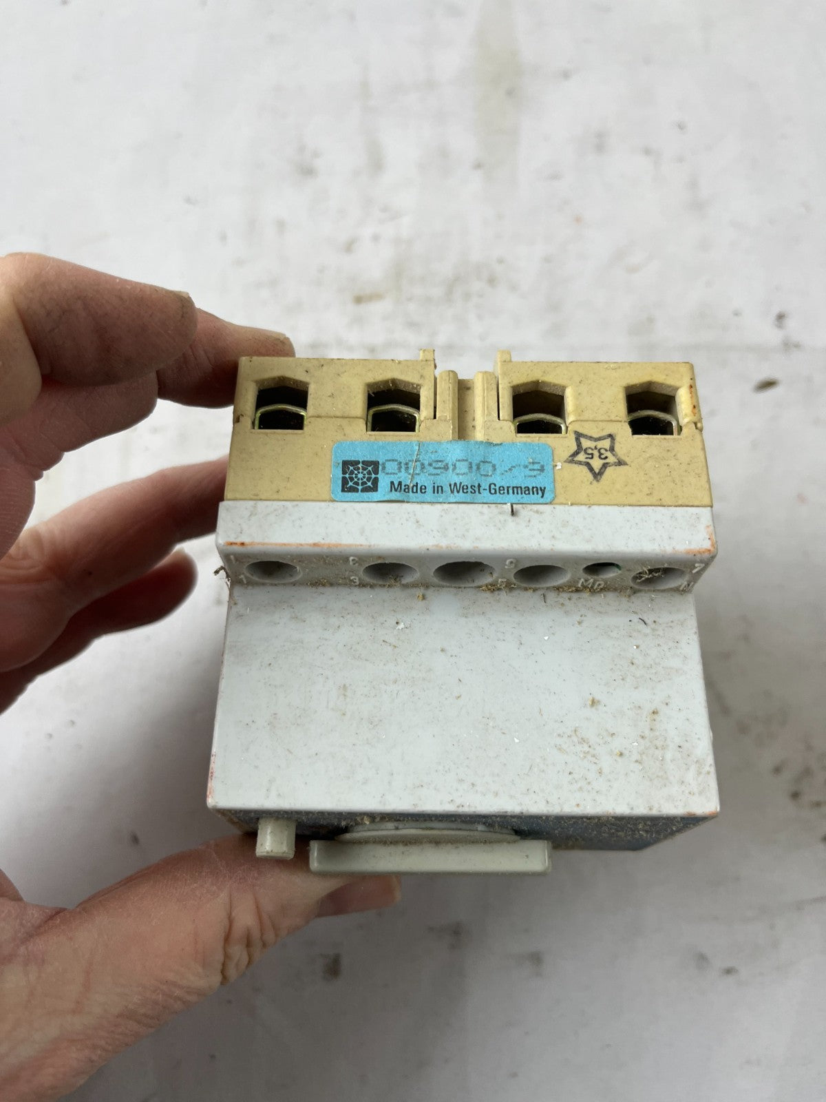 Servodan HPFI 40A 0.03A Residual Current Relay 4‑Pole Made in West Germany Used