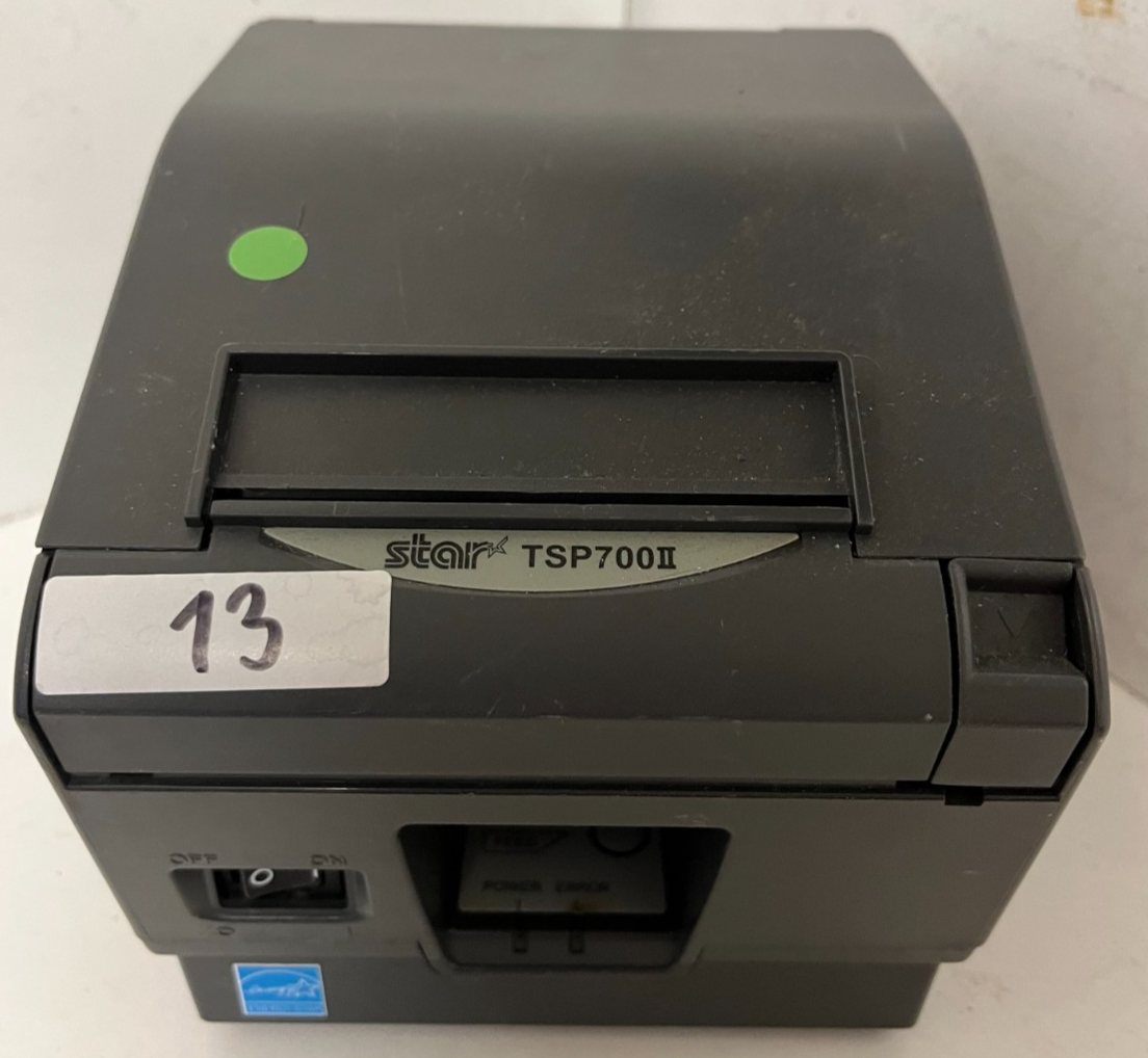 Star TSP700II TSP743IIU Thermal Receipt Printer POS Untested As-Is Condition