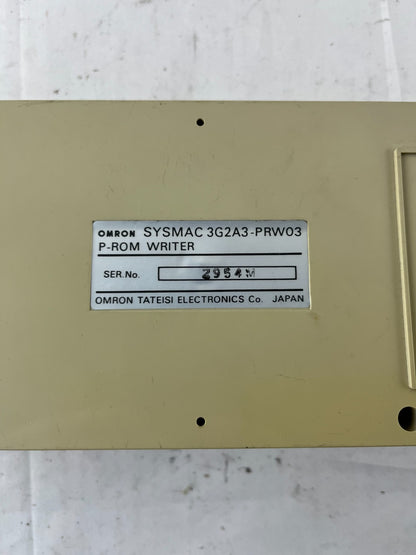 Omron SYSMAC PRO16 Programming Console + 3G2A3‑PRW03 P‑ROM Writer Used