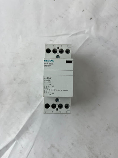 Siemens 5TT5 8300 Contactor 25A 4kW 230V Coil DIN Rail Used Spare Unit