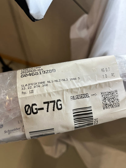 Schneider Acti9 A9XPH457 3L+N 100A 415V 57‑Module Comb Busbar Lot of 2x New