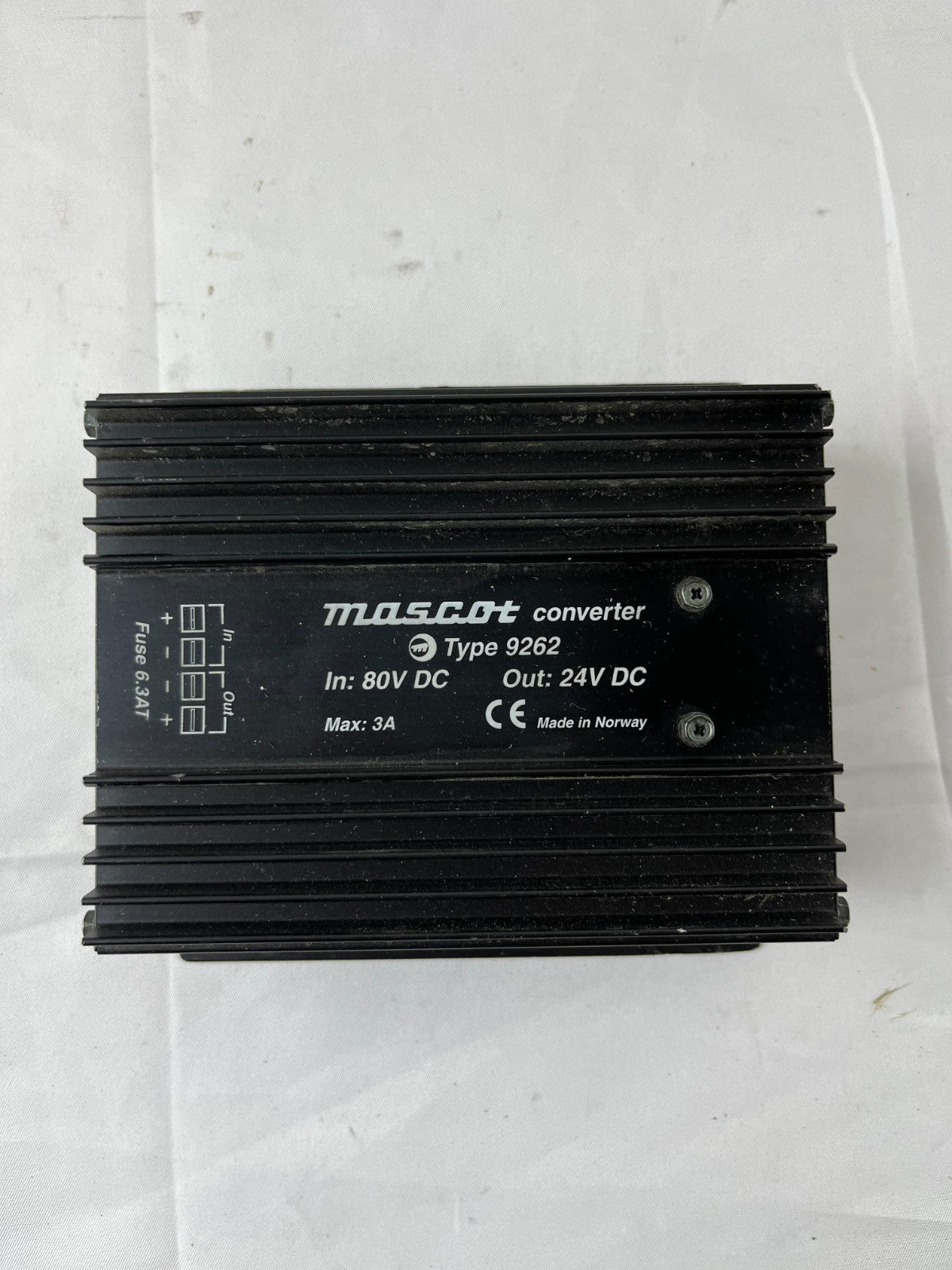 Mascot 9262 DC‑DC Converter 80 V DC to 24 V DC 3 A New Spare Part
