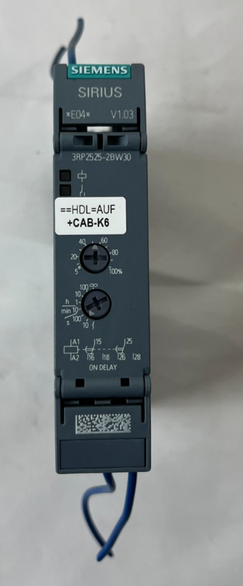 Siemens SIRIUS 3RP2525-2BW30 Time Relay On Delay 12-240V AC/DC Used Spare