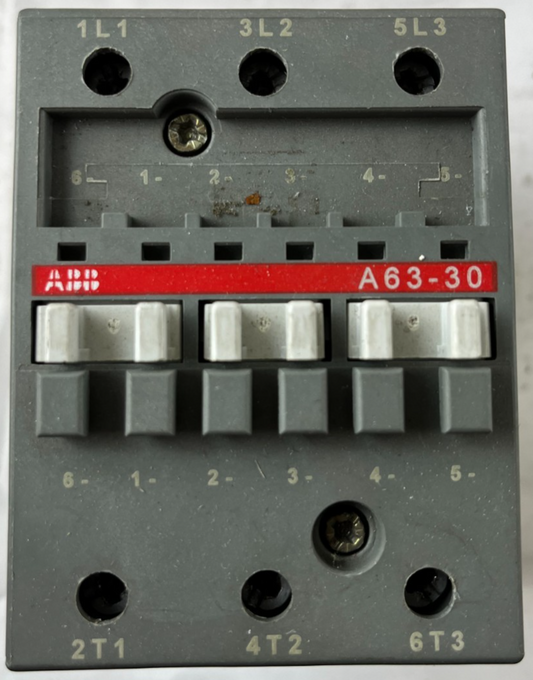 ABB A63-30 Contactor 3P 115A IEC 690V Industrial Motor Starter Used Spare Unit