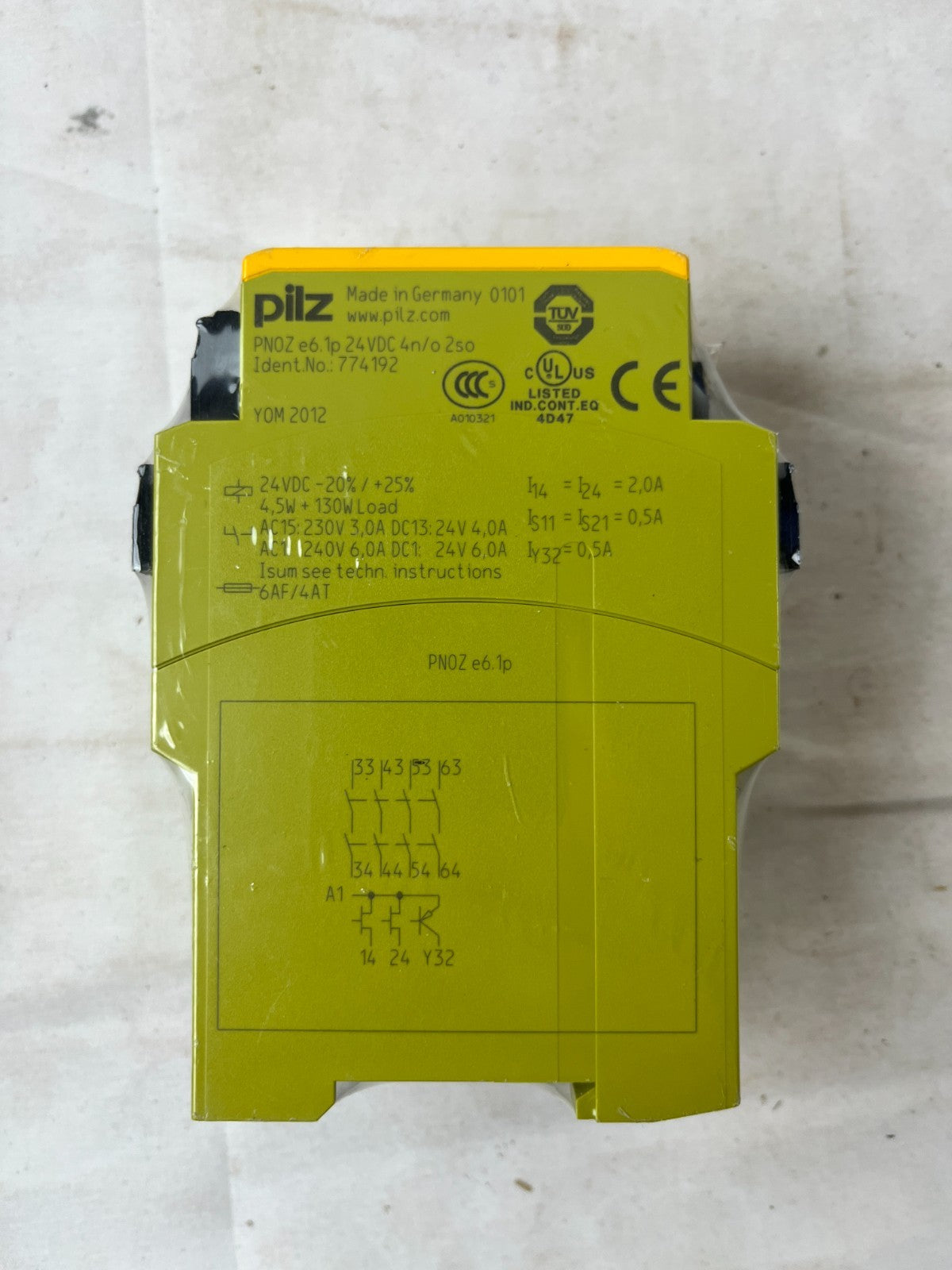Pilz PNOZ e6.1p 774192 Safety Relay 24VDC 4NO 2SO New Sealed Spare Unit
