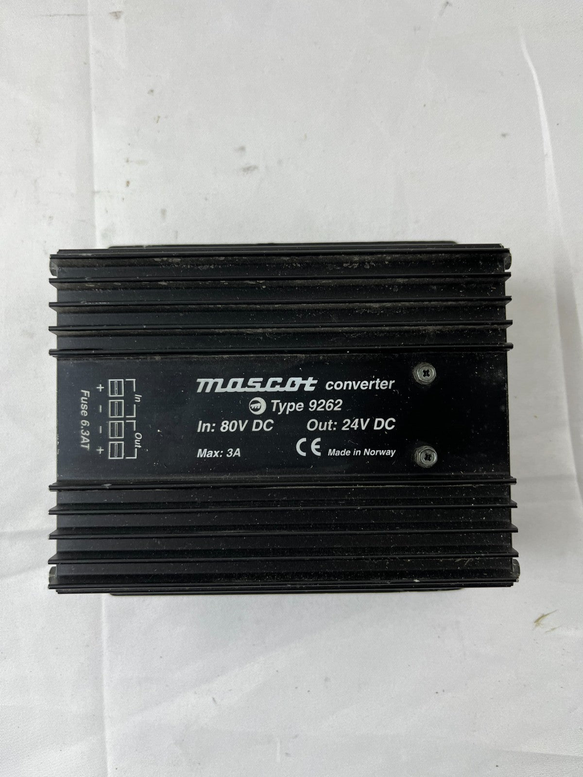 Mascot 9262 DC‑DC Converter 80 V DC to 24 V DC 3 A New Spare Part