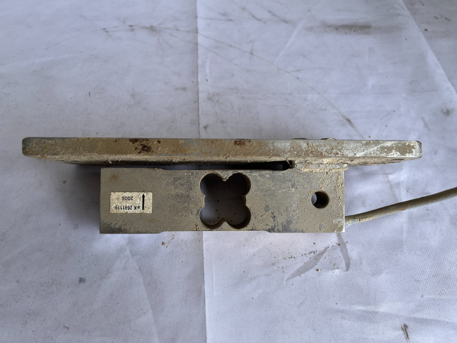 Hbm Pw15Ac3mr/30Kg Single Point Load Cell On Base 30Kg Used Working Spare Unit