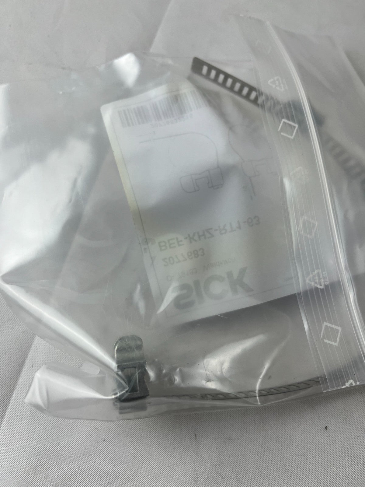SICK BEF‑KHZ‑RT1‑63 Mounting Bracket 32–63 mm Stainless Steel 2077683 New Sealed