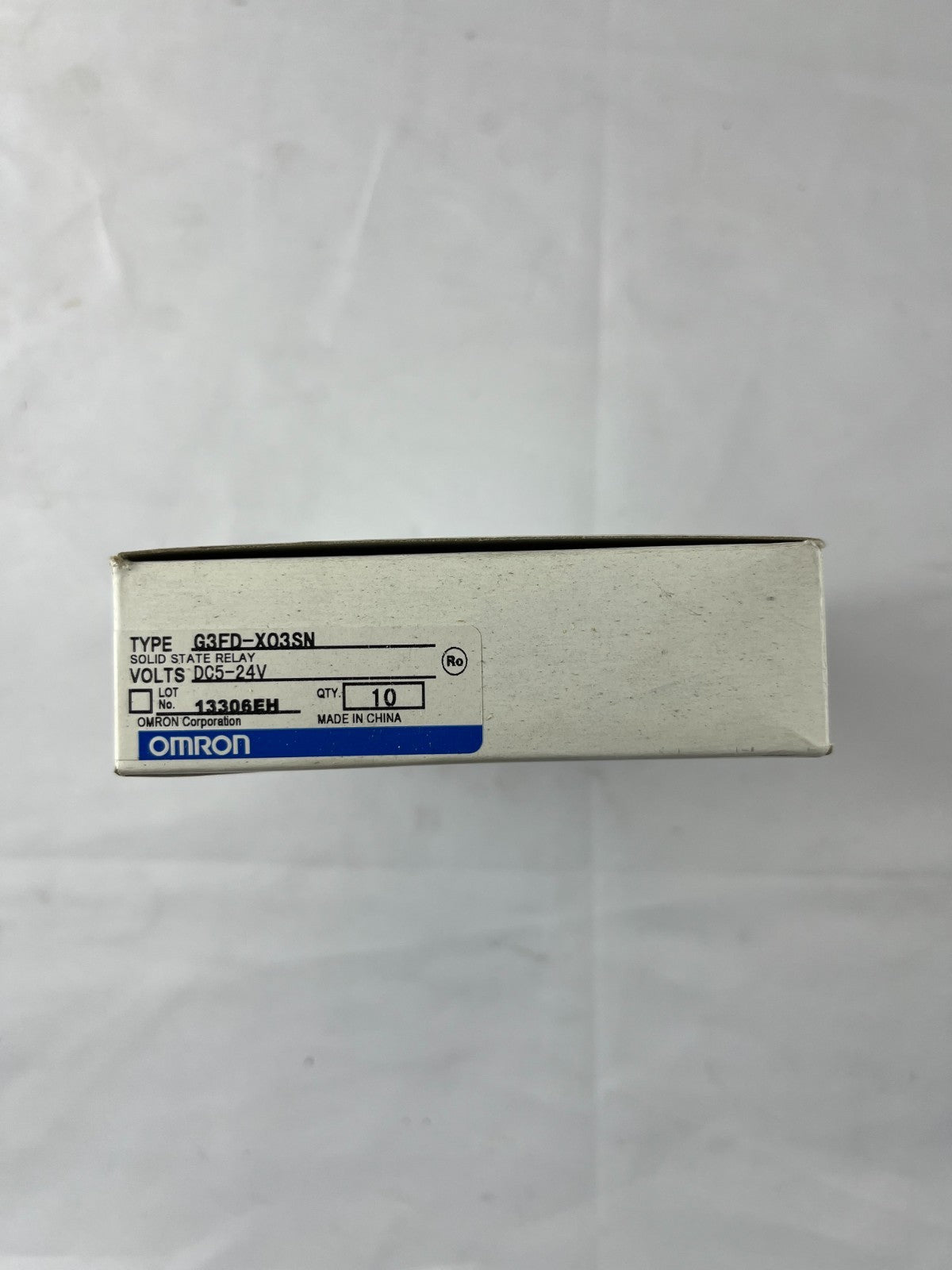 Lot 10x Omron G3FD‑X03SN‑VD Solid State Relays 3A 4–48VDC Load 5–24VDC Input New