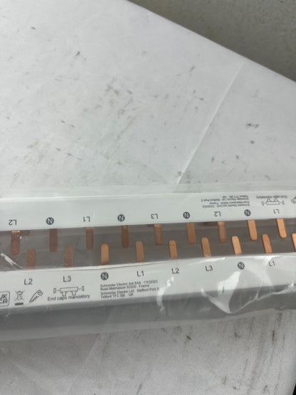 Schneider Acti9 A9XPH457 3L+N 100A 415V 57‑Module Comb Busbar Lot of 2x New