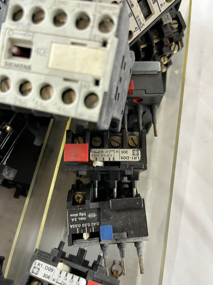 Siemens Contactor Overload Relay Lot 3TH 3UA 3UX Industrial Mixed Units Used