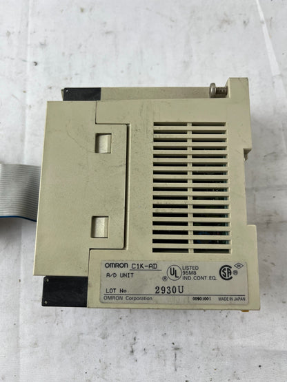Omron C1K-AD A/D Analog Input Unit 1–5V / 4–20mA with Cable Used Spare Part