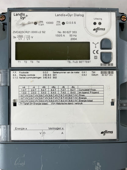 Landis+Gyr Dialog ZMD405CR21 Electricity Energy Meter 3x110V 150/5A DLMS