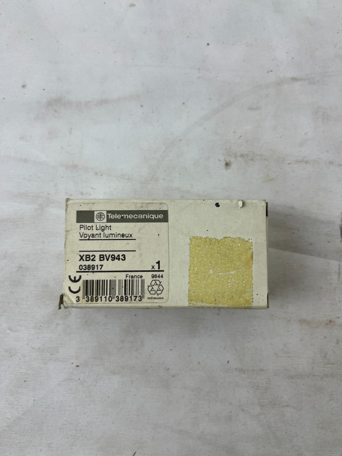 Telemecanique XB2 BV943 Green Pilot Light 220-240V AC New NOS France Spare Unit