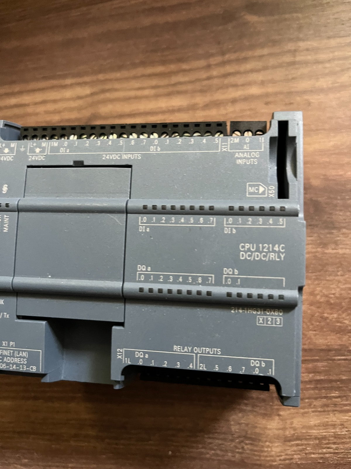 Siemens S7-1200 CPU 1214C 6ES7 214-1HG31-0XB0 PLC DC/DC/RLY Profinet USED