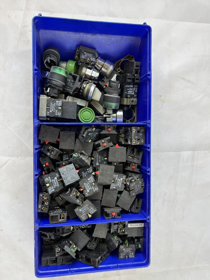 Telemecanique Harmony Contact Blocks Push Buttons Switches Lot Mixed Components