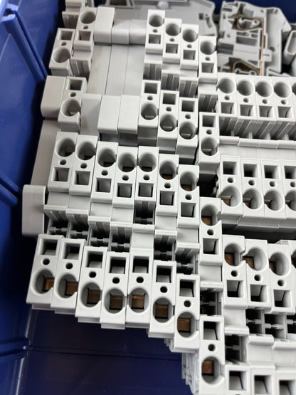 Phoenix Contact ST 6 Terminal Block Lot 1000V 41A Used Gray Spring ~40pc Bulk