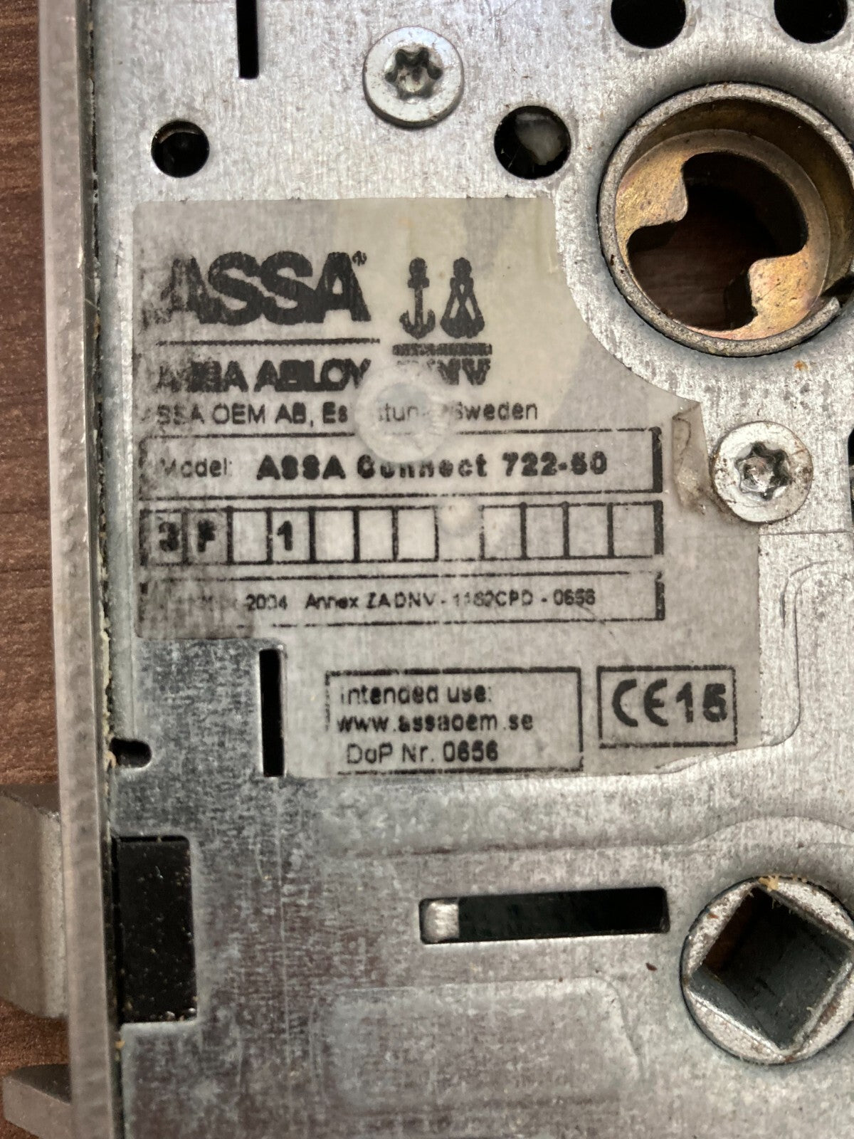 Assa Abloy Lock Case Connect 722-50 L: 22.5cm Emergency Exit Double Latch