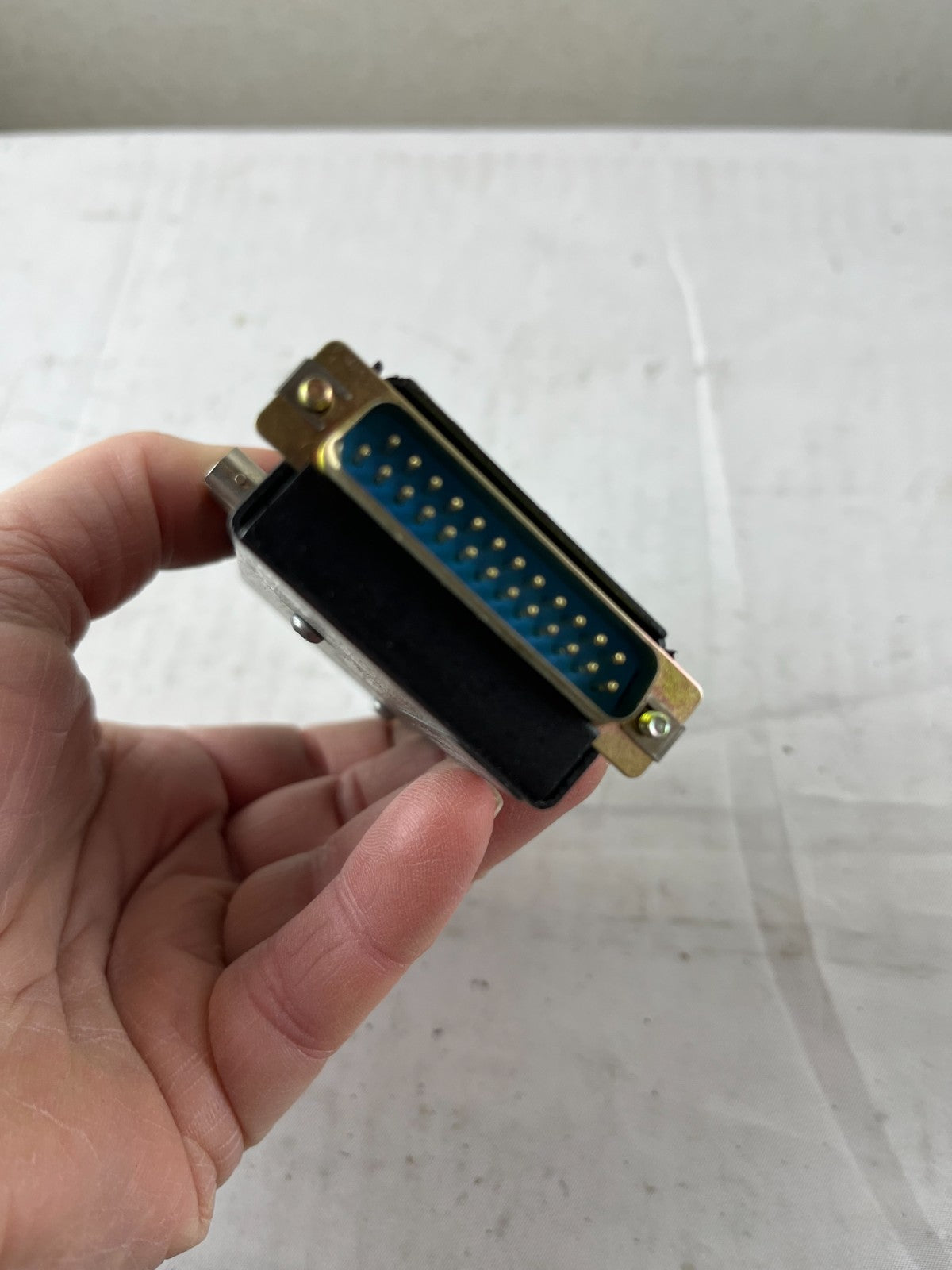 Black Box MD940A Fiber Driver RS‑232 to ST Multimode, DB25, Used Working
