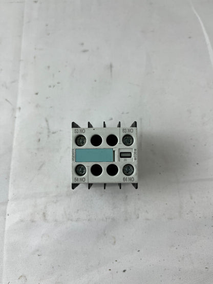 Siemens 3RH1911-1FA20 Auxiliary Contact Block 2NO 220V AC Used Spare Part