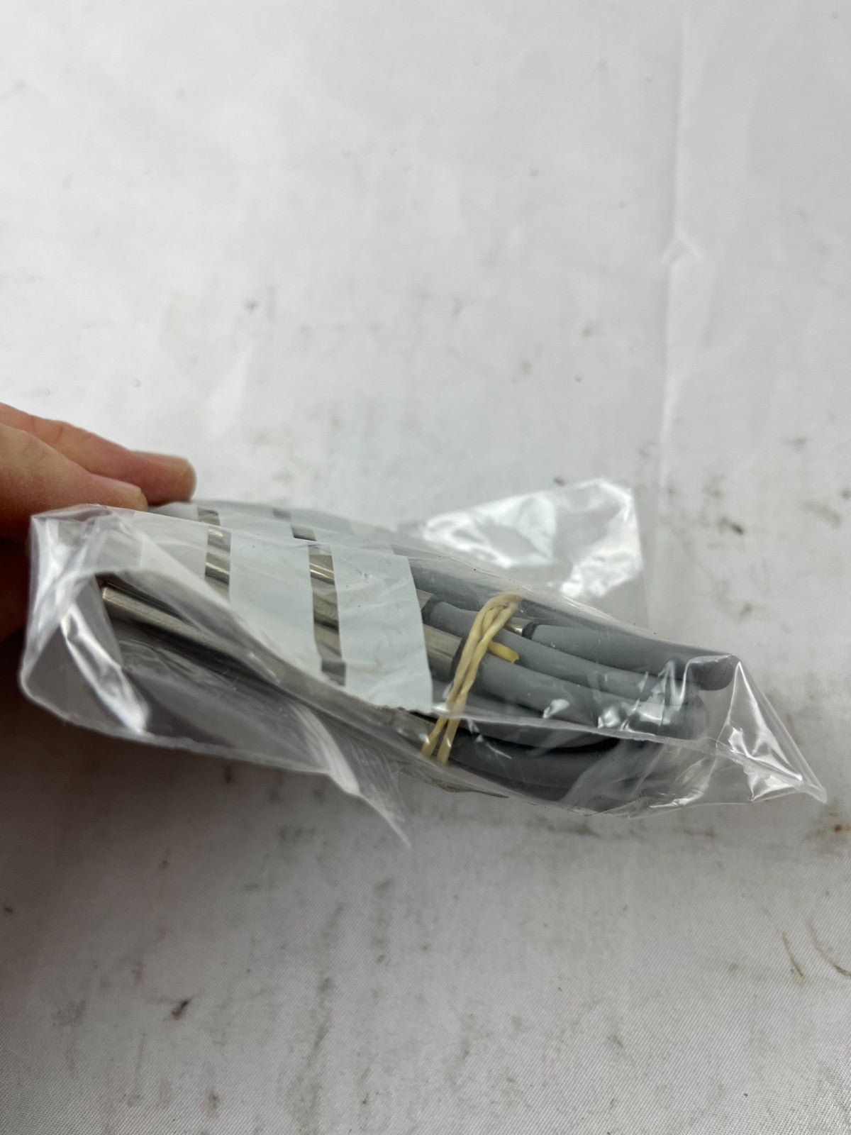 PT100 Temperature Probe 0256PFH3313 6×50mm 3000mm Silicone Cable 3‑Wire New