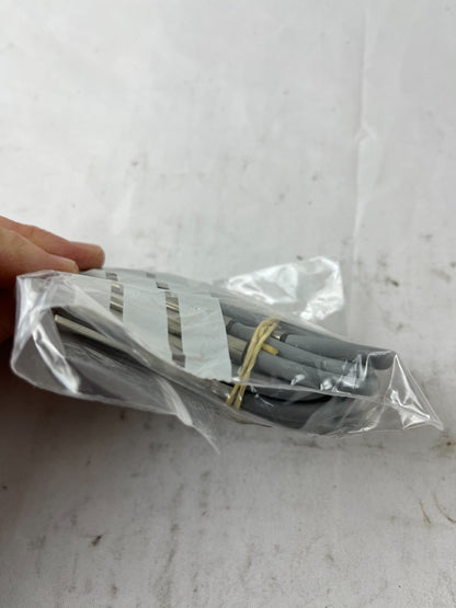 PT100 Temperature Probe 0256PFH3313 6×50mm 3000mm Silicone Cable 3‑Wire New