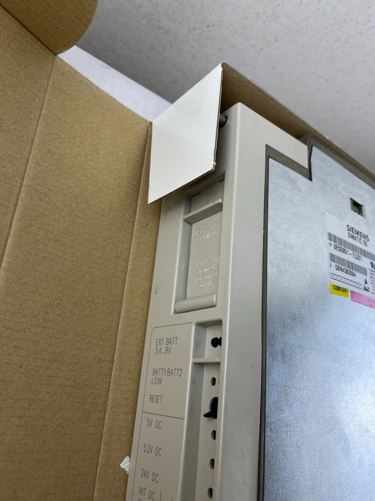Siemens SIMATIC S5 PS 951 Power Supply 6ES5951-7LD21, 120/230V AC, 5 VDC 7/15 A