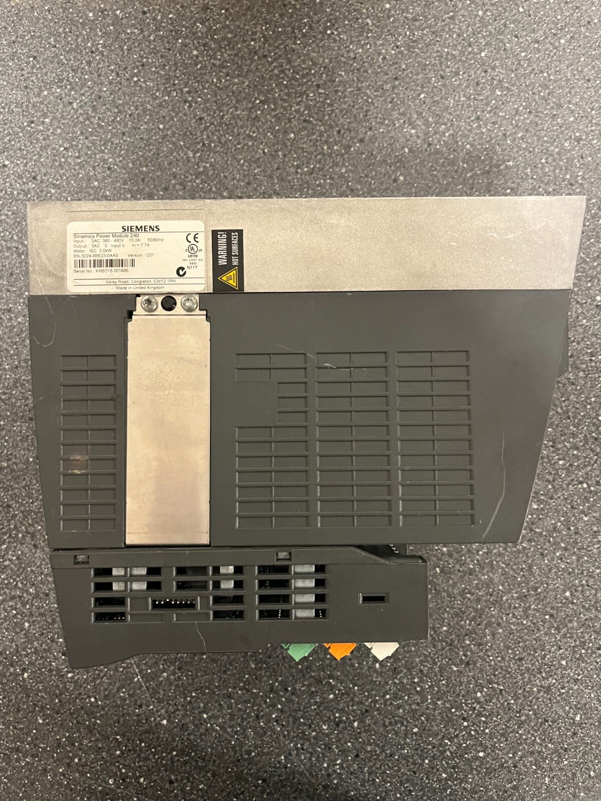 Siemens Sinamics Power Module 240 6SL3224-0BE23-0AA0 3kW VFD 380-480V Variable