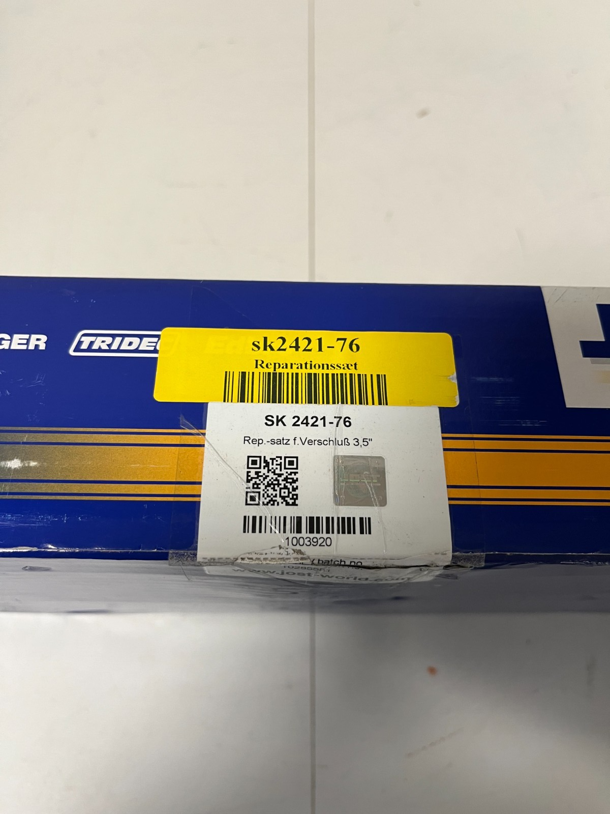 JOST Strider Tridec SK2421-76 3.5" Repair Kit for Industrial Clamp New in Box