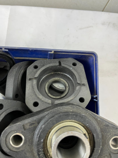Bj‑Gear Ng Waterproof Flange Bearings 20 Mm Housing Lot Used Spare Units