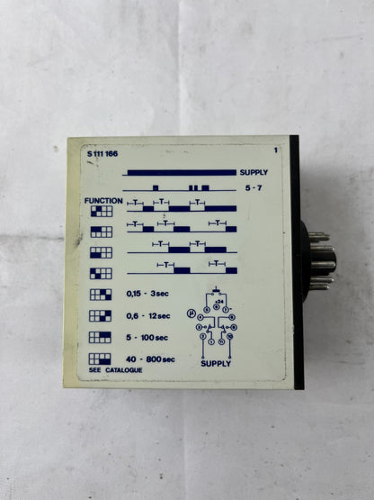 Electromatic S111166 230 Delay Timer 195-265VAC External Start LED Display