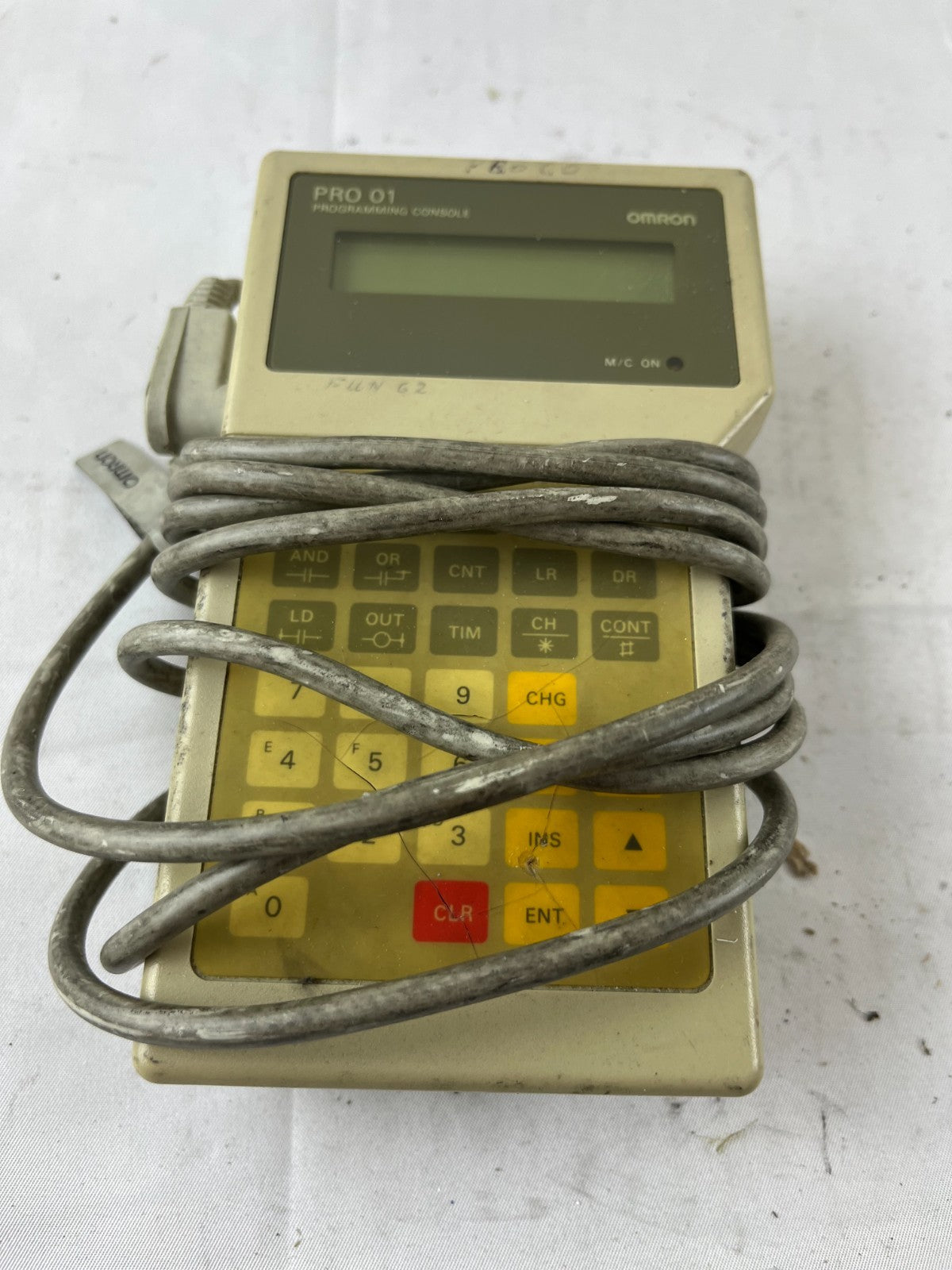 Omron SP10‑PRO01‑V1 PRO 01 Programming Console Used Spare Part