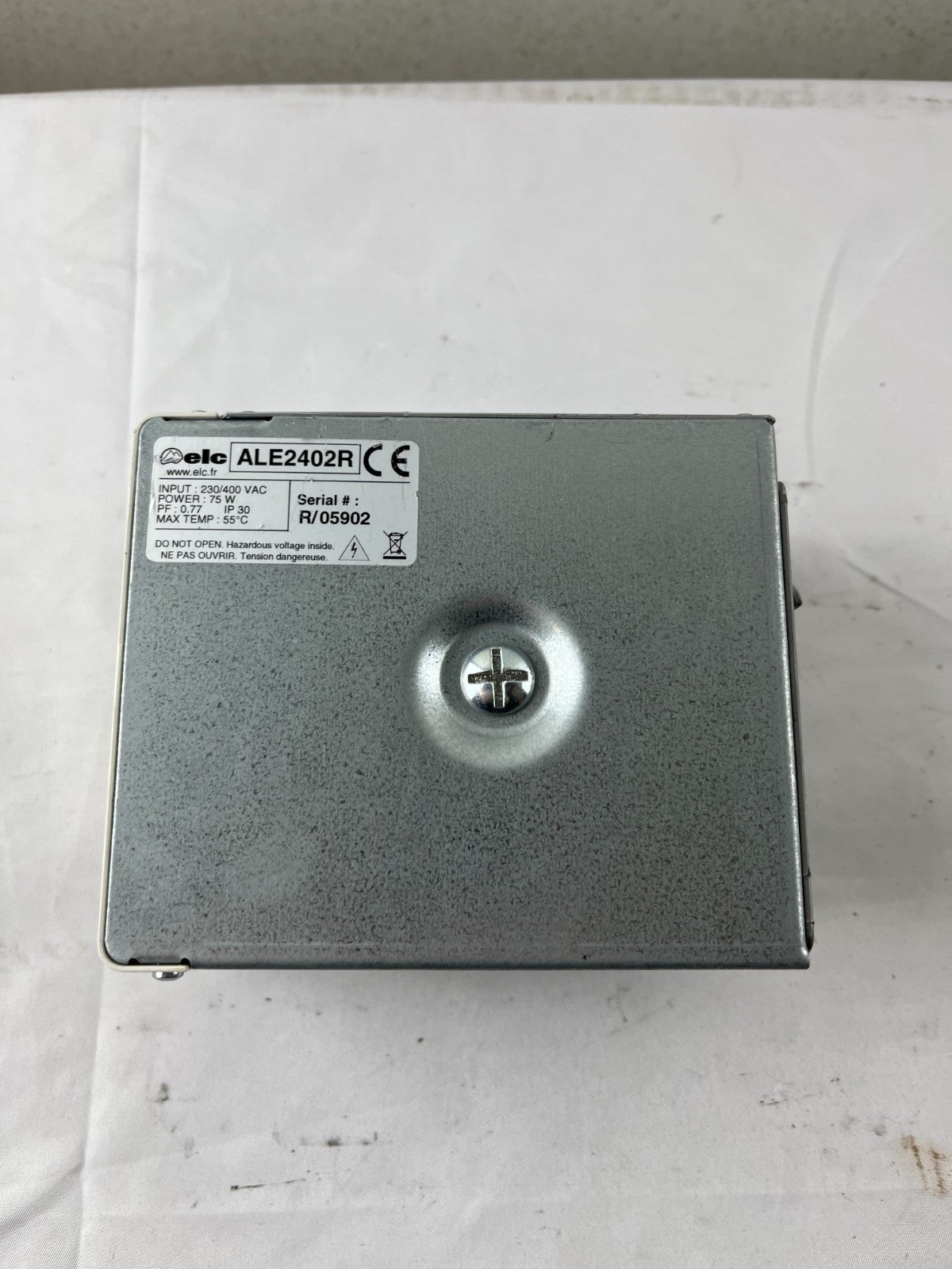 ELC ALE2402R DIN Rail Power Supply 24V DC 2.5A 230/400V AC Used Spare Unit