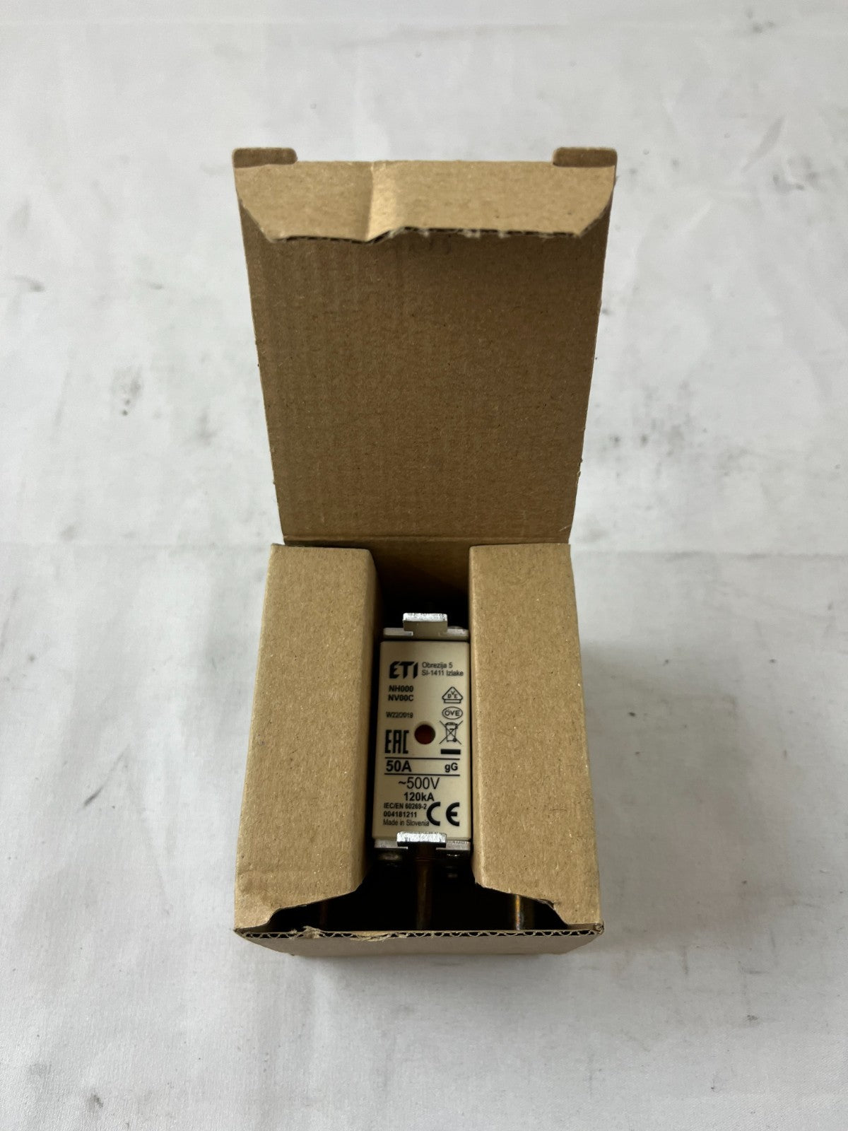 Bals NH000 Fuse 50A 500V gG NH Fuse Link Art 93492 3pcs New in Box