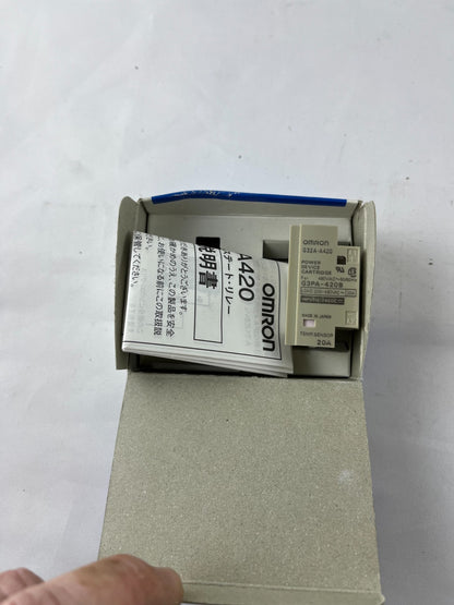 Omron G32A-A420 Power Device Cartridge SSR G3PA-420B 200-480VAC 20A Japan NEW