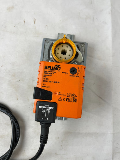 Belimo NM230A-F Rotary Damper Actuator 10Nm AC 100–240V Open/Close 3-Point New