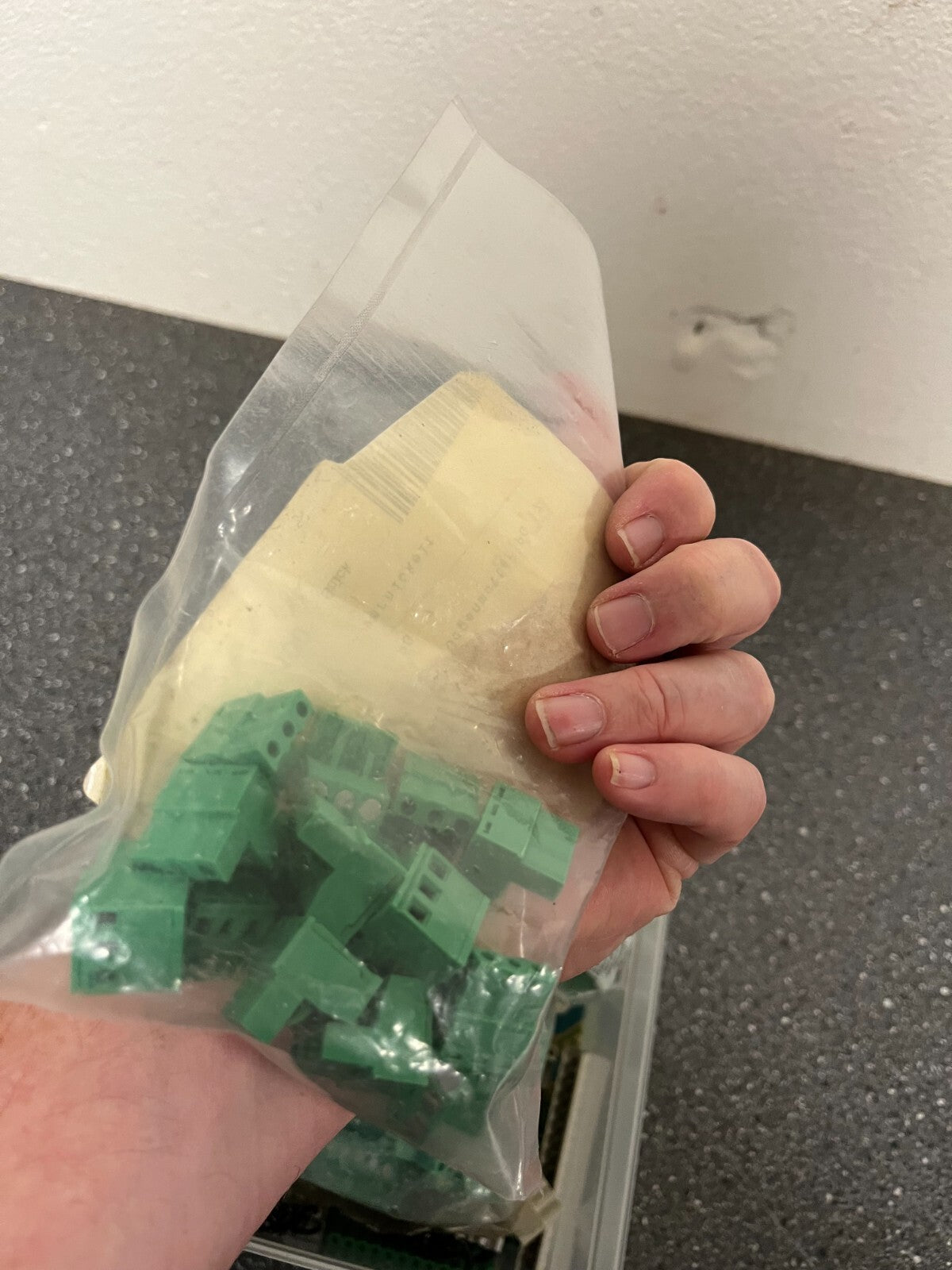 Lot of Phoenix Contact & Assorted Terminal Block Connectors - Mixed Green/Gray
