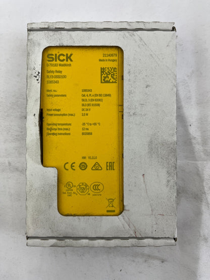 SICK RLY3-OSSD100 Safety Relay 24VDC Cat4 PL e SIL3 Expansion Module New In Box
