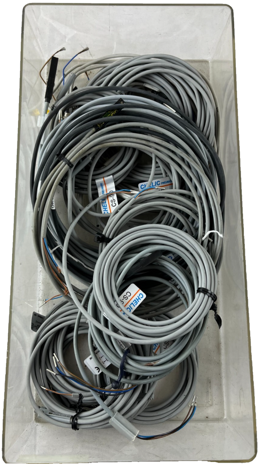 Proximity Sensor Cable Lot Chelic CS-9D Magnetic Switch Used Working Industrial