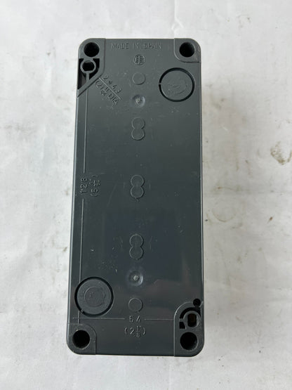 Telemecanique XALD04 Empty 4‑Hole Push Button Enclosure 22 mm, Used Spare Unit