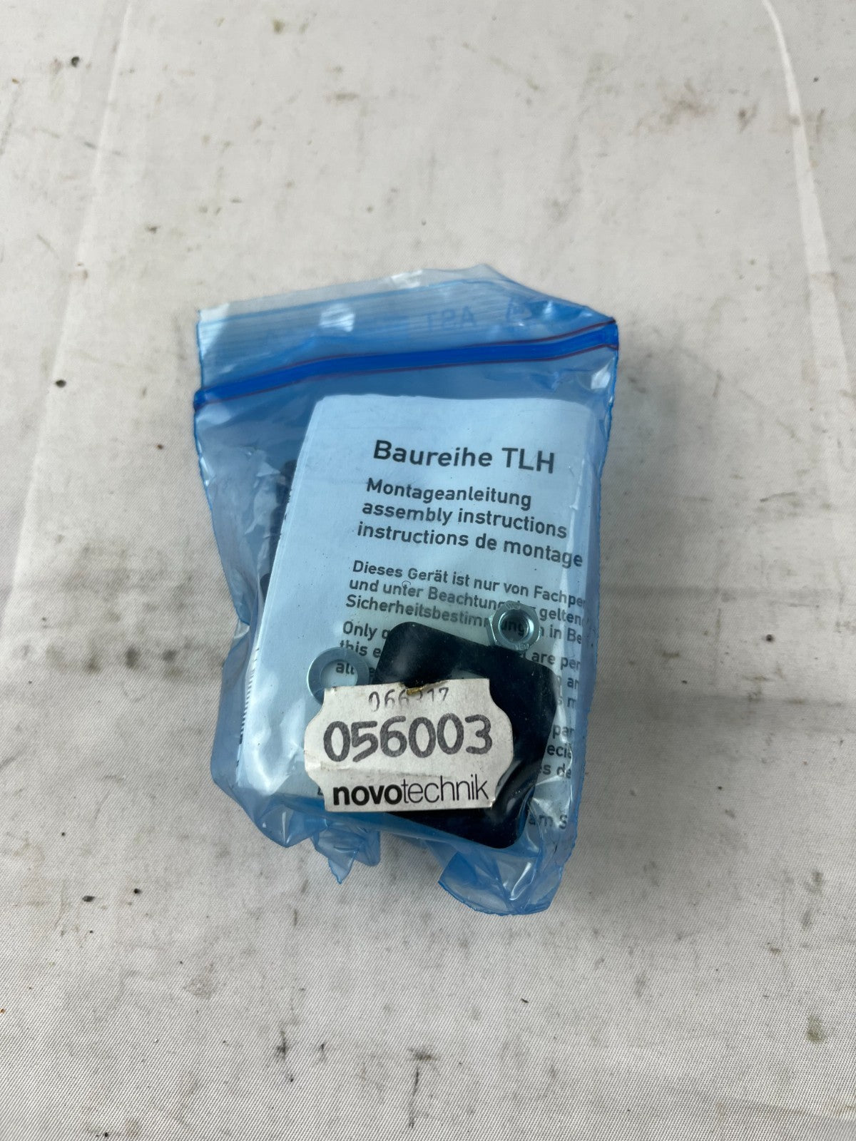 Novotechnik 056003 Mounting Feet Kit for TLH Position Transducer New Unused