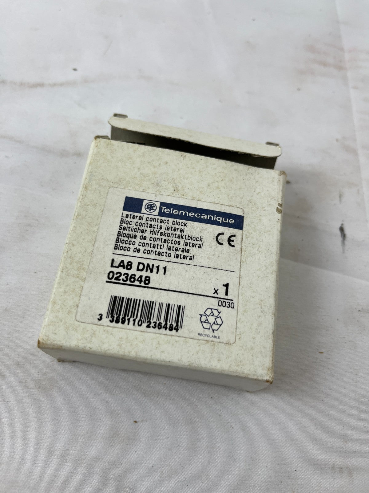 Telemecanique LA8 DN11 Auxiliary Contact Block 023648 Contactor Accessory New