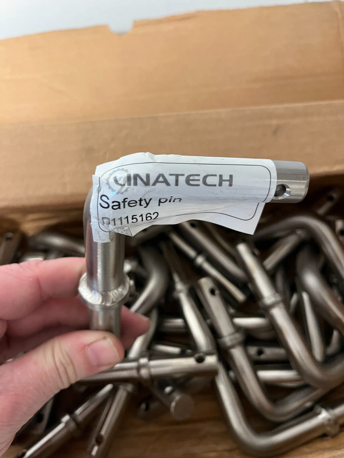 Linatech Safety Pins PN D1115162 Lot of +25 Stainless Steel 10.5x7x1 cm New