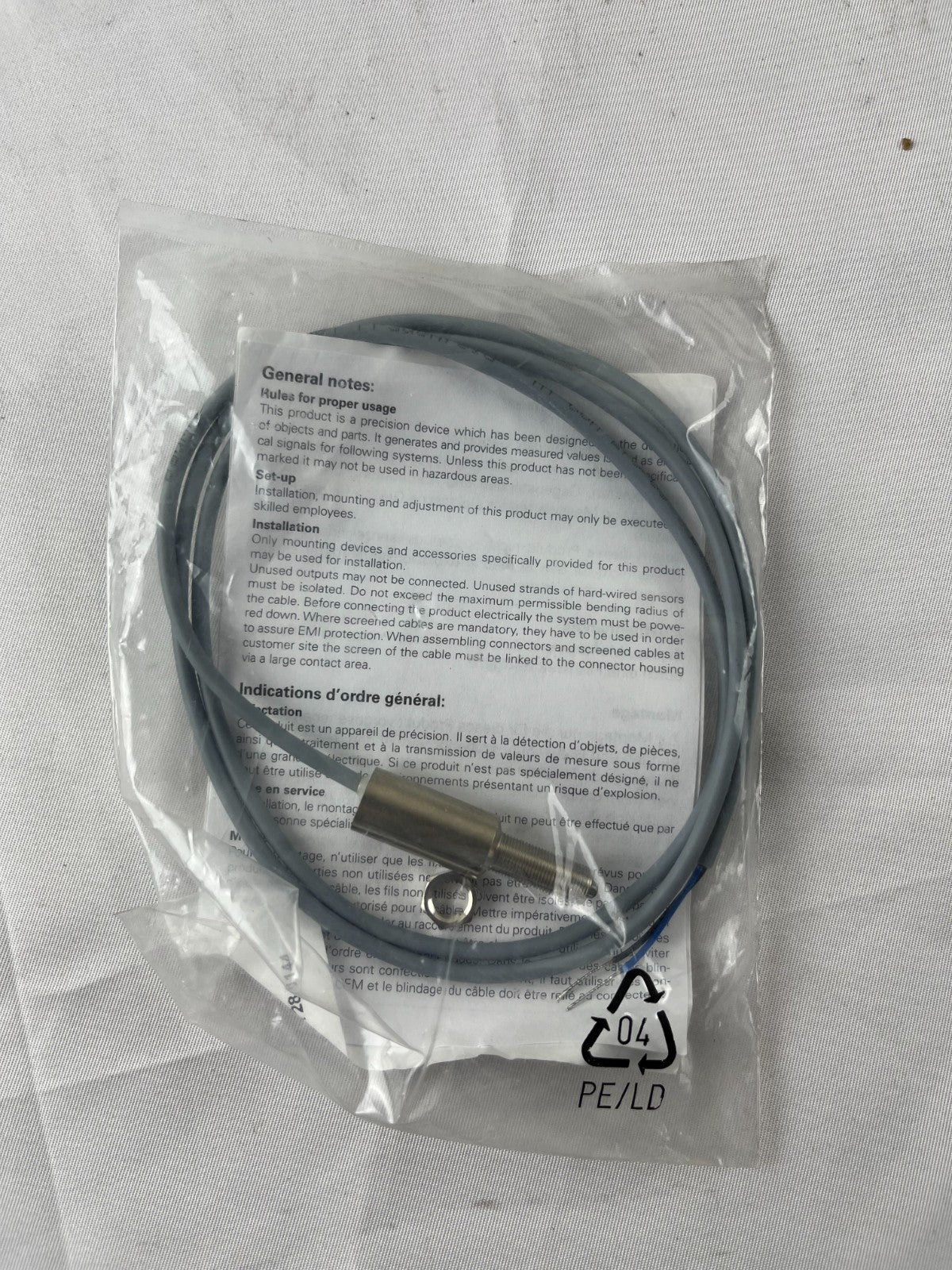Baumer MY COM E75/80 Precision Switch NEW M6 NC 15VDC/24VAC 0.001mm Sealed