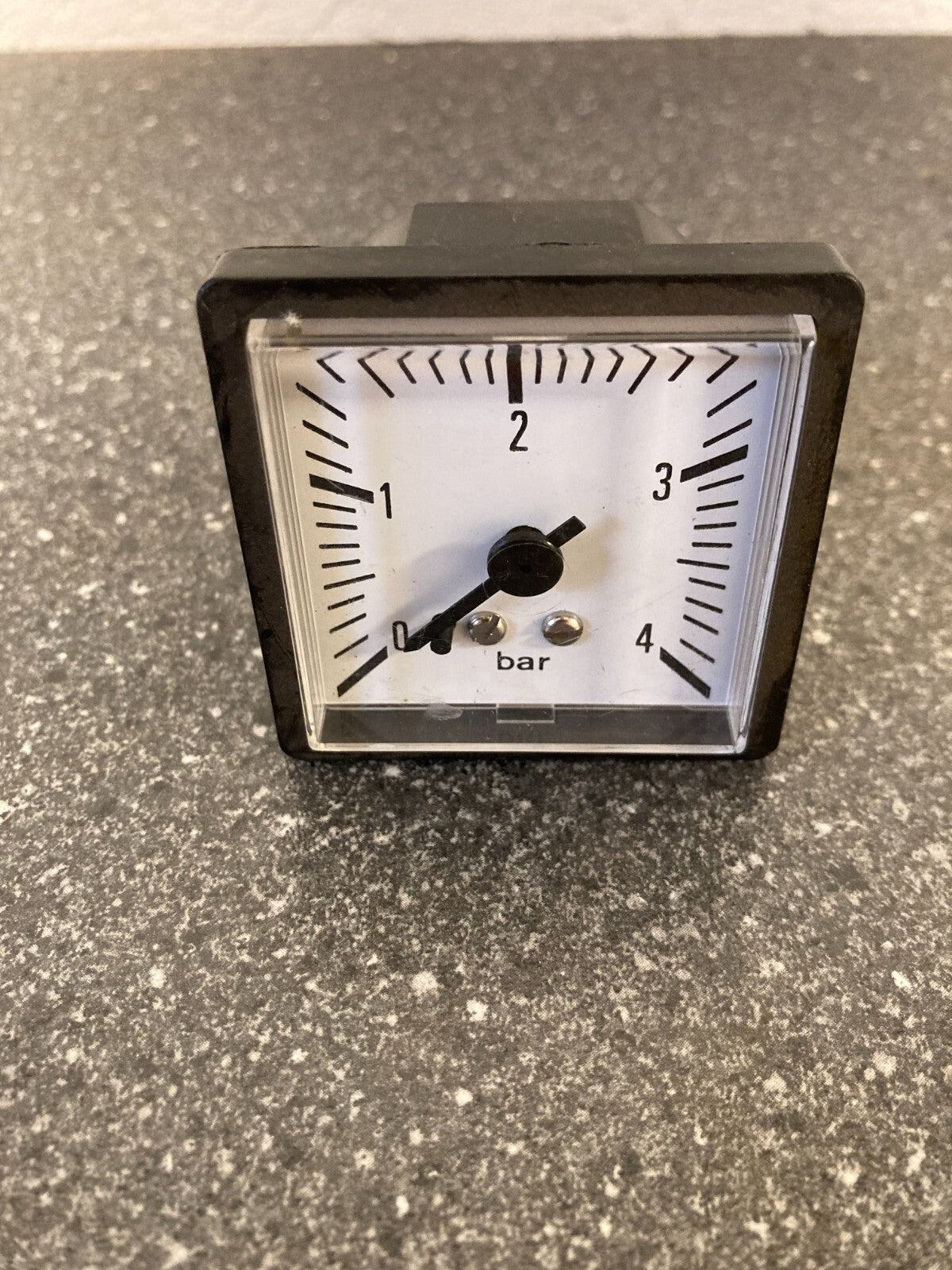 STORK Industrial Boiler Pressure Gauge 0-4 Bar - Vintage NOS Instrument