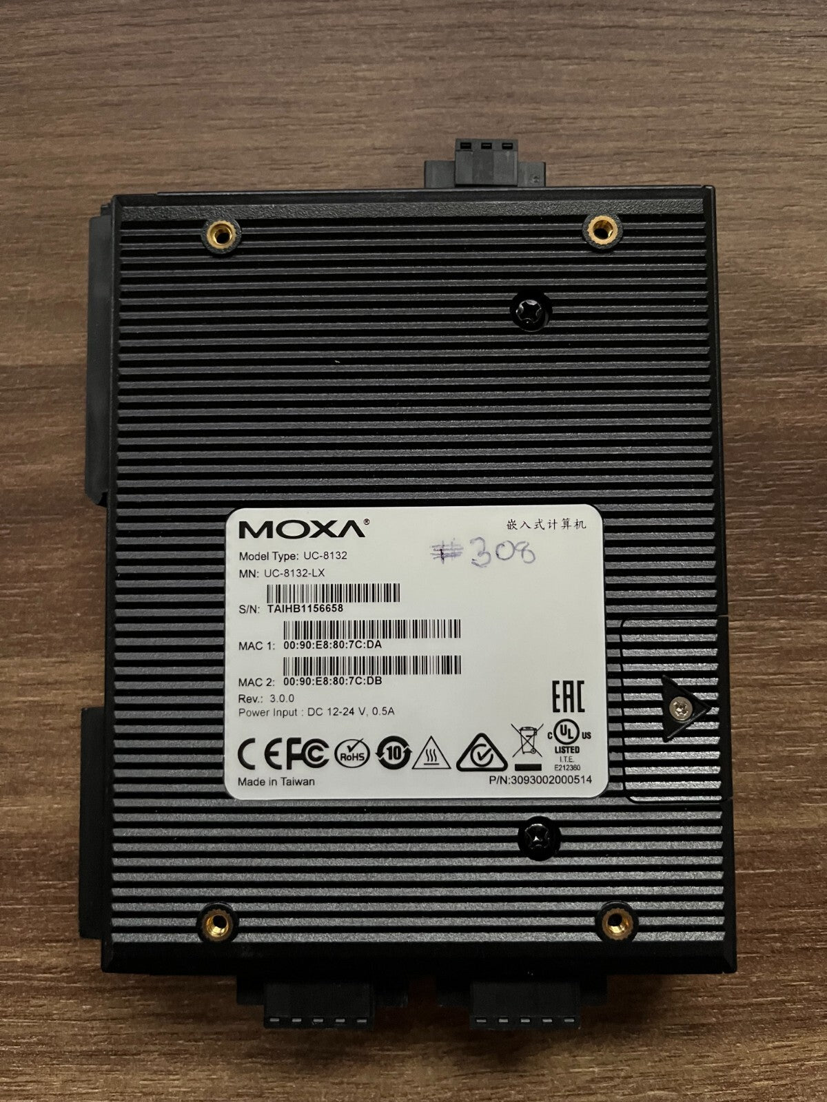 Moxa UC-8100-LX Industrial IoT Gateway - Dual LAN, Compact Design, Used, Tested