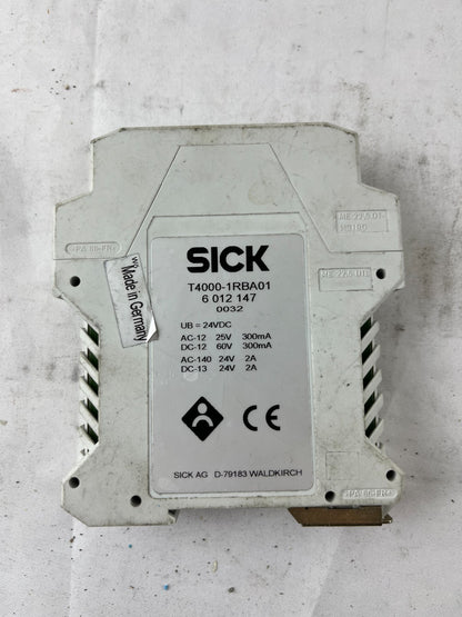 SICK T4000-1RBA01 Safety Switch Evaluation Unit 24VDC 2NO 3A USED Spare Part
