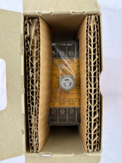 Schleicher ZT32-S Transistorized Time Relay NEW 0.3-325 Sec DIN 35 Germany NIB