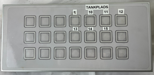 B&R 4XP0000.00-K46 Operator Panel Keypad 24VDC HMI Interface Used Spare Unit