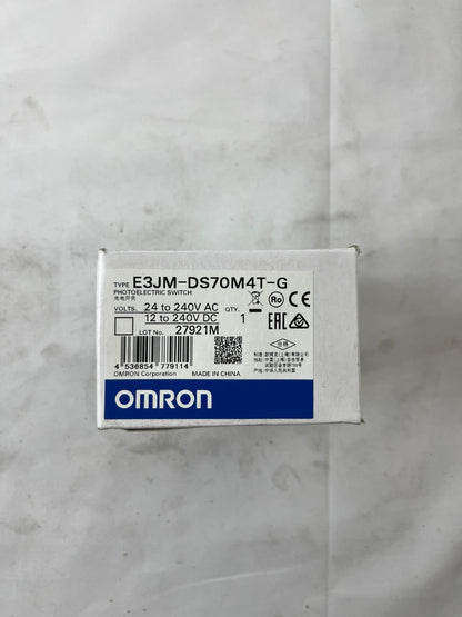 Omron E3JM-DS70M4T-G Photoelectric Switch 24-240VAC/DC New in Box